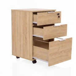 DAVIK - Rollcontainer Eiche