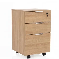 DAVIK - Rollcontainer Eiche