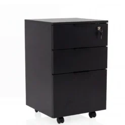 DAVIK - Rollcontainer Schwarz