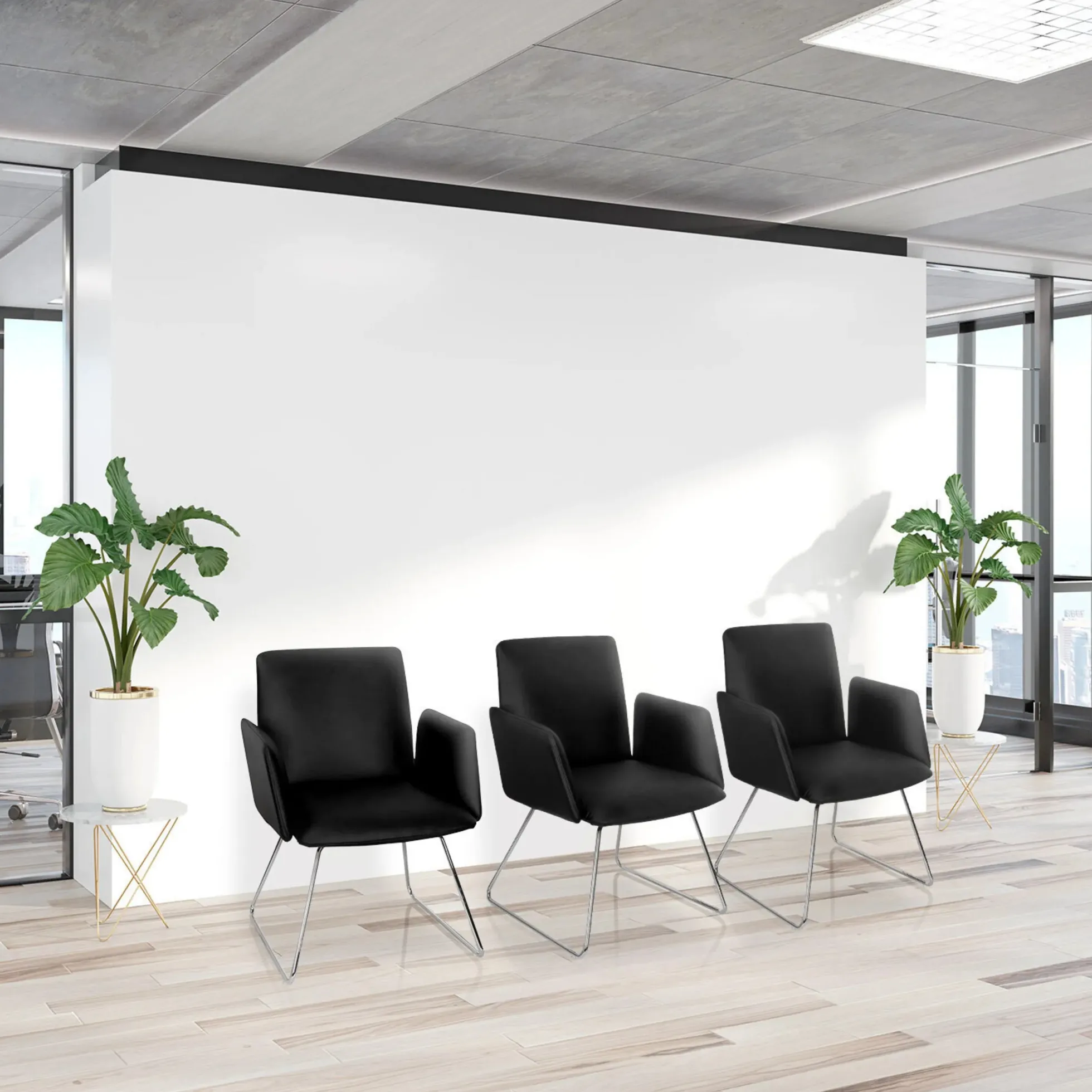 DESIGNIA V - Polsterstuhl Schwarz