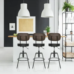 DISC HIGH - Barhocker Schwarz