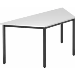 DORAN DQTR D mit Vierkant-Rohr/Schwarz 160 x 69 Weiß