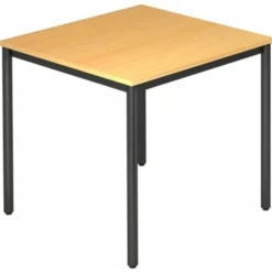 DORAN DR08 D mit Rund-Rohr/Schwarz 80 x 80 Buche