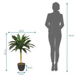 DRACAENA I - Kunstpflanze Grün