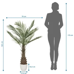 DRACAENA - Kunstpflanze Grün