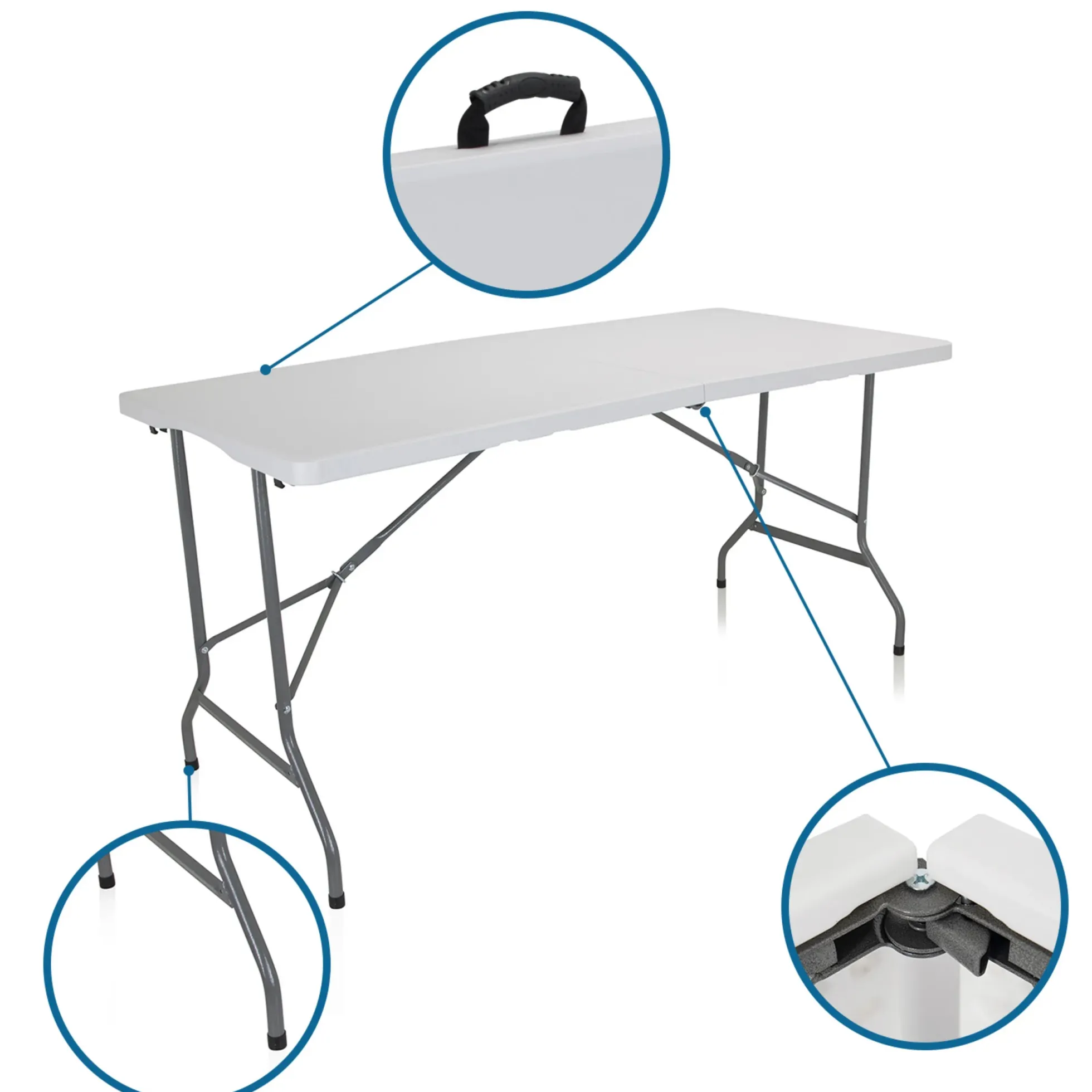 EASY UP MULTI II | 152x70 - Klapptisch Weiß
