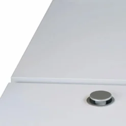 ELDO600 | Steckdosentower (ohne Fräsung) | 3 x Steckdose | 2 x USB - Zubehör Alu