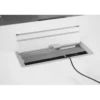 ELKL 31 | Kabelklappe (ohne Elektrifizierung) | inkl. Einbau - Zubehör Silber
