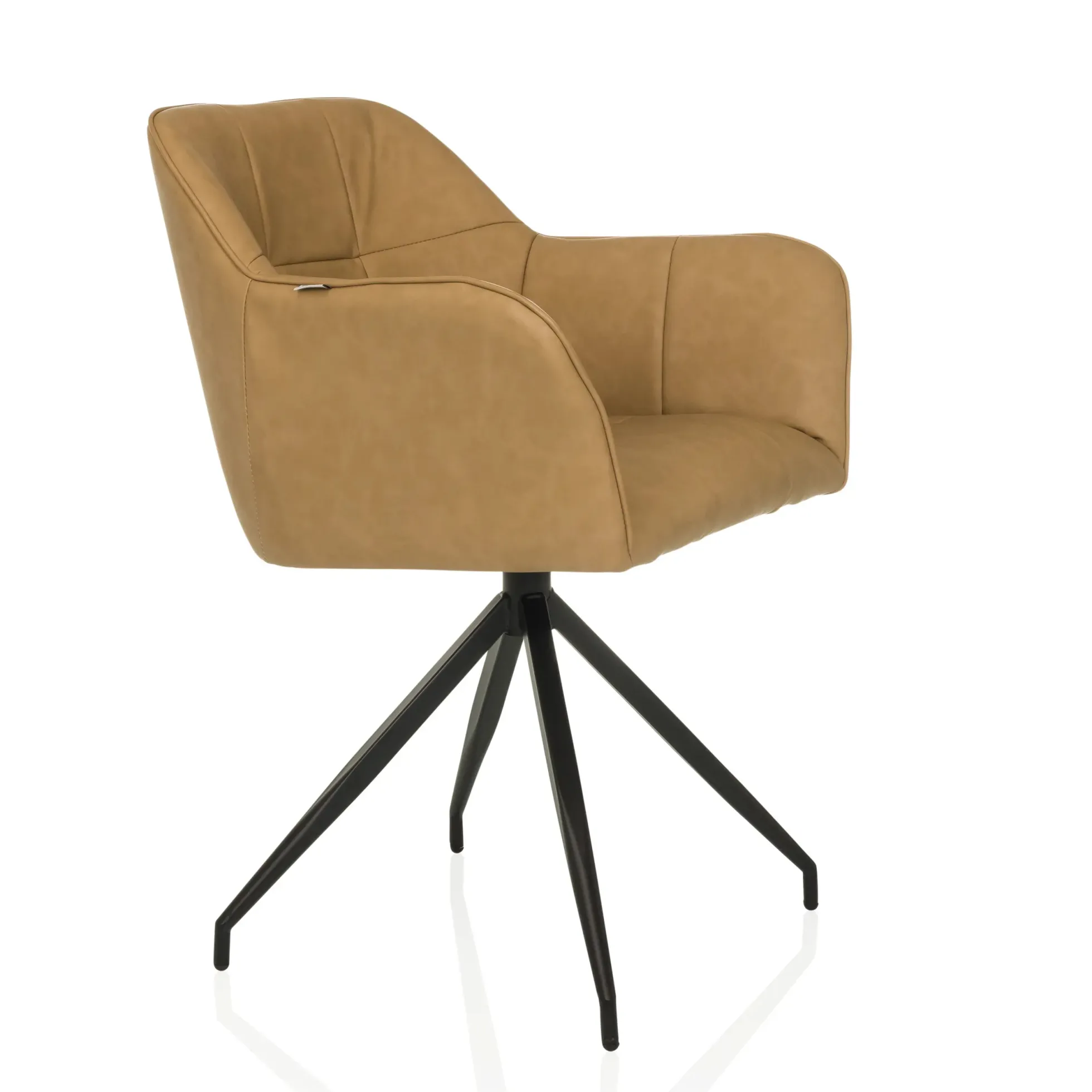 ELVERUM SPU - Esszimmerstuhl Cognac