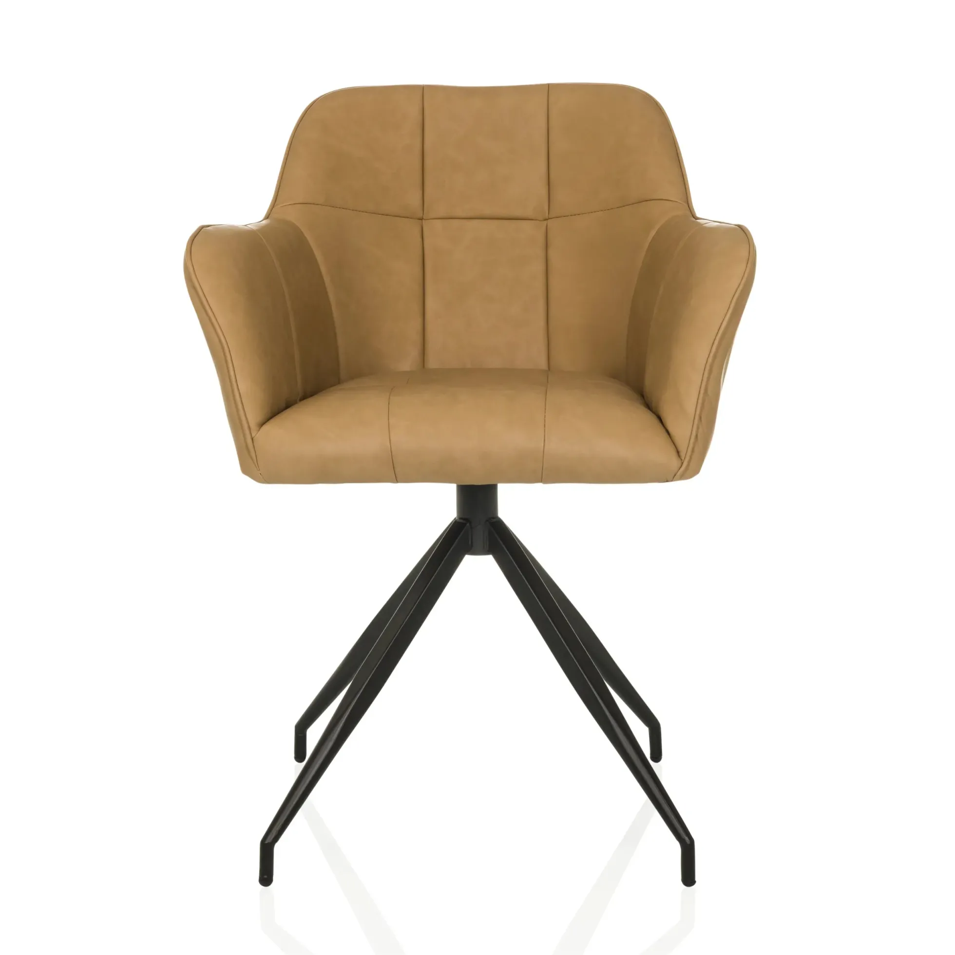 ELVERUM SPU - Esszimmerstuhl Cognac