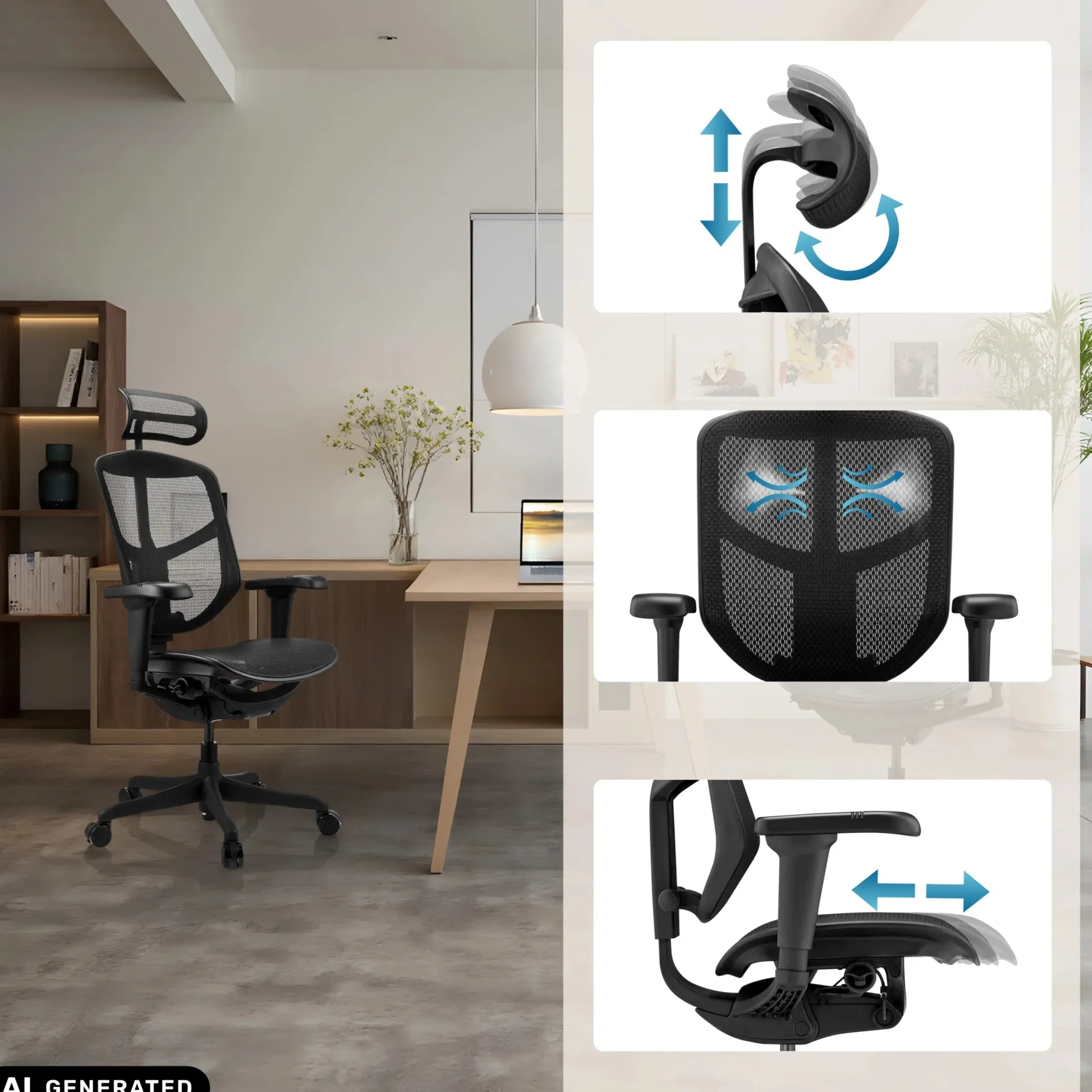 ENJOY ULTRA GEN2 - Profi Bürostuhl Schwarz