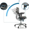ERGOHUMAN BASE GEN2 | Netz - Luxus Chefsessel Schwarz