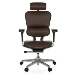 ERGOHUMAN GEN2 | Leder - Luxus Chefsessel Dunkelbraun