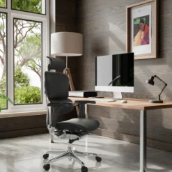 ERGOHUMAN GEN2 | Leder - Luxus Chefsessel Schwarz
