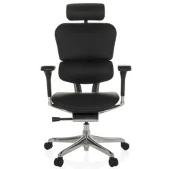 ERGOHUMAN GEN2 | Leder - Luxus Chefsessel Schwarz