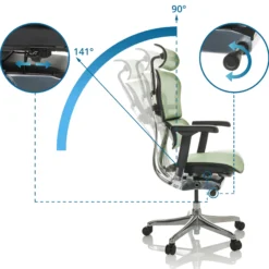 ERGOHUMAN GEN2 | Netz - Luxus Chefsessel Grün