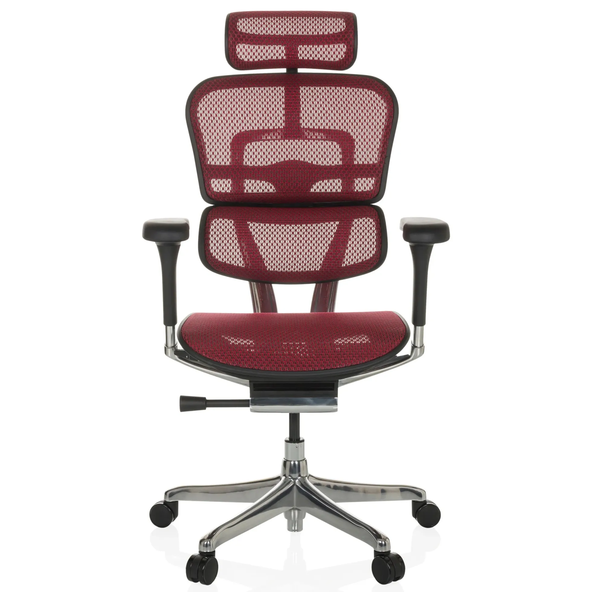 ERGOHUMAN GEN2 | Netz - Luxus Chefsessel Rot