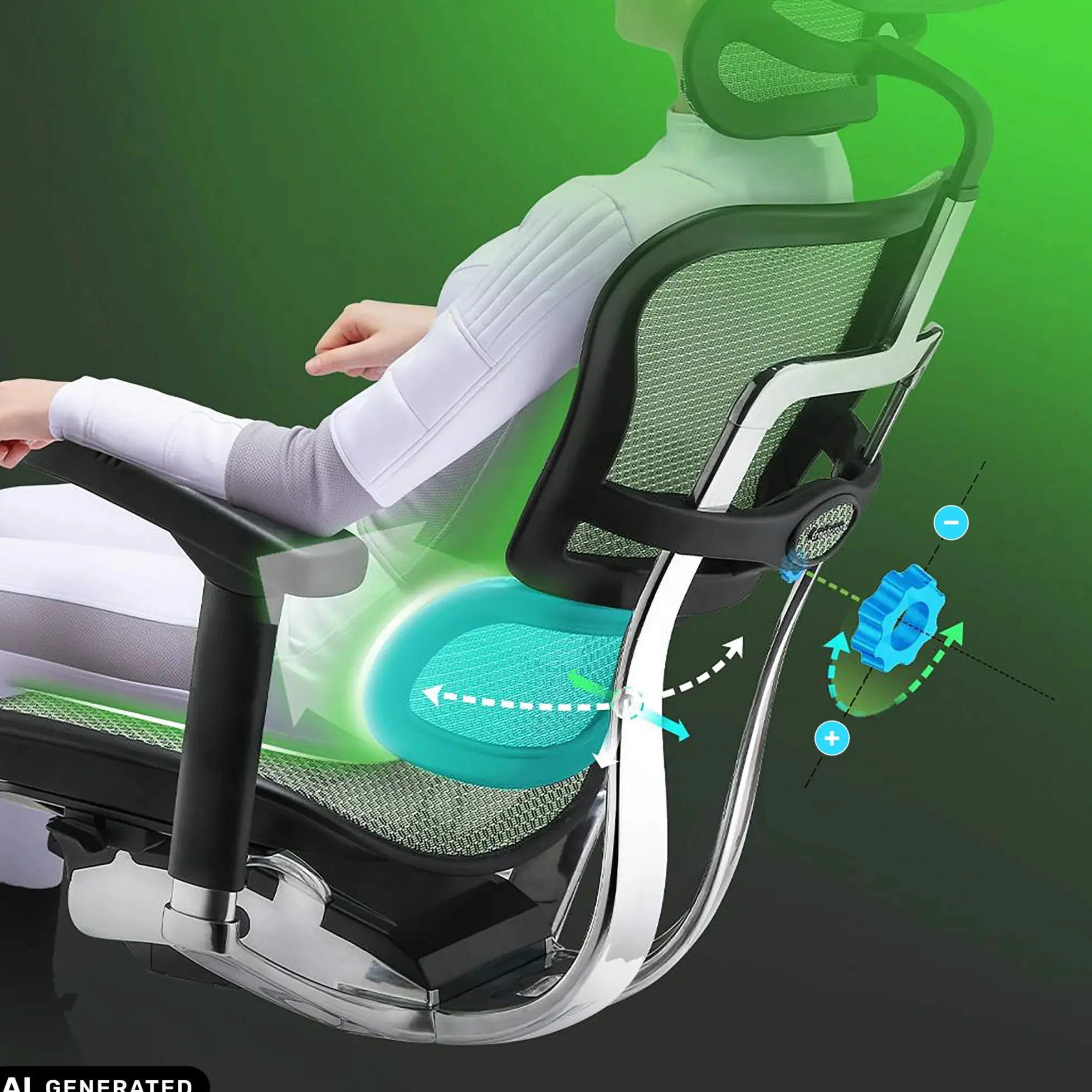 ERGOHUMAN GEN2 | Netz - Luxus Chefsessel Schwarz