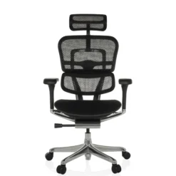ERGOHUMAN GEN2 | Netzstoff / Stoff - Luxus Chefsessel Schwarz