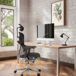 ERGOHUMAN GEN2 | Stoff - Luxus Chefsessel Schwarz