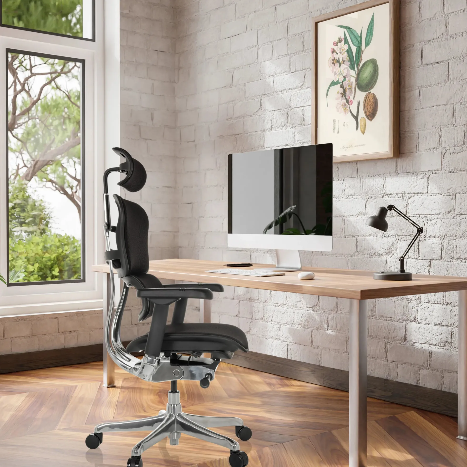 ERGOHUMAN GEN2 | Stoff - Luxus Chefsessel Schwarz