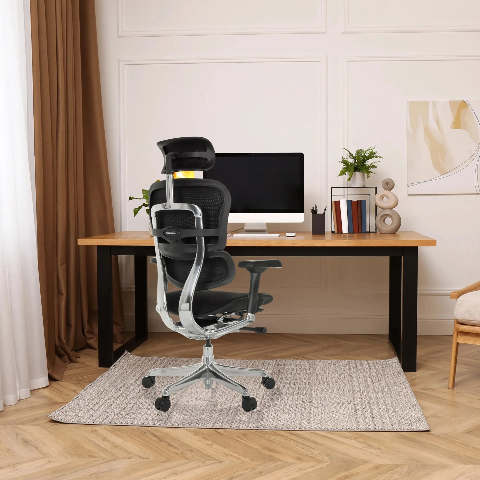 ERGOHUMAN GEN2 | Stoff - Luxus Chefsessel Schwarz