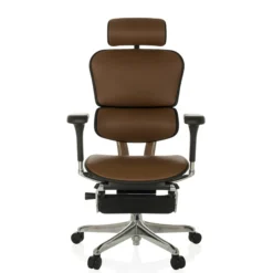 ERGOHUMAN PLUS LEGPRO GEN2 | Leder - Luxus Chefsessel Braun