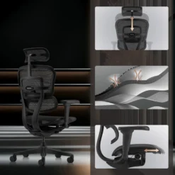 ERGOHUMAN SIGNATURE GEN2 | Netz - Luxus Chefsessel Schwarz