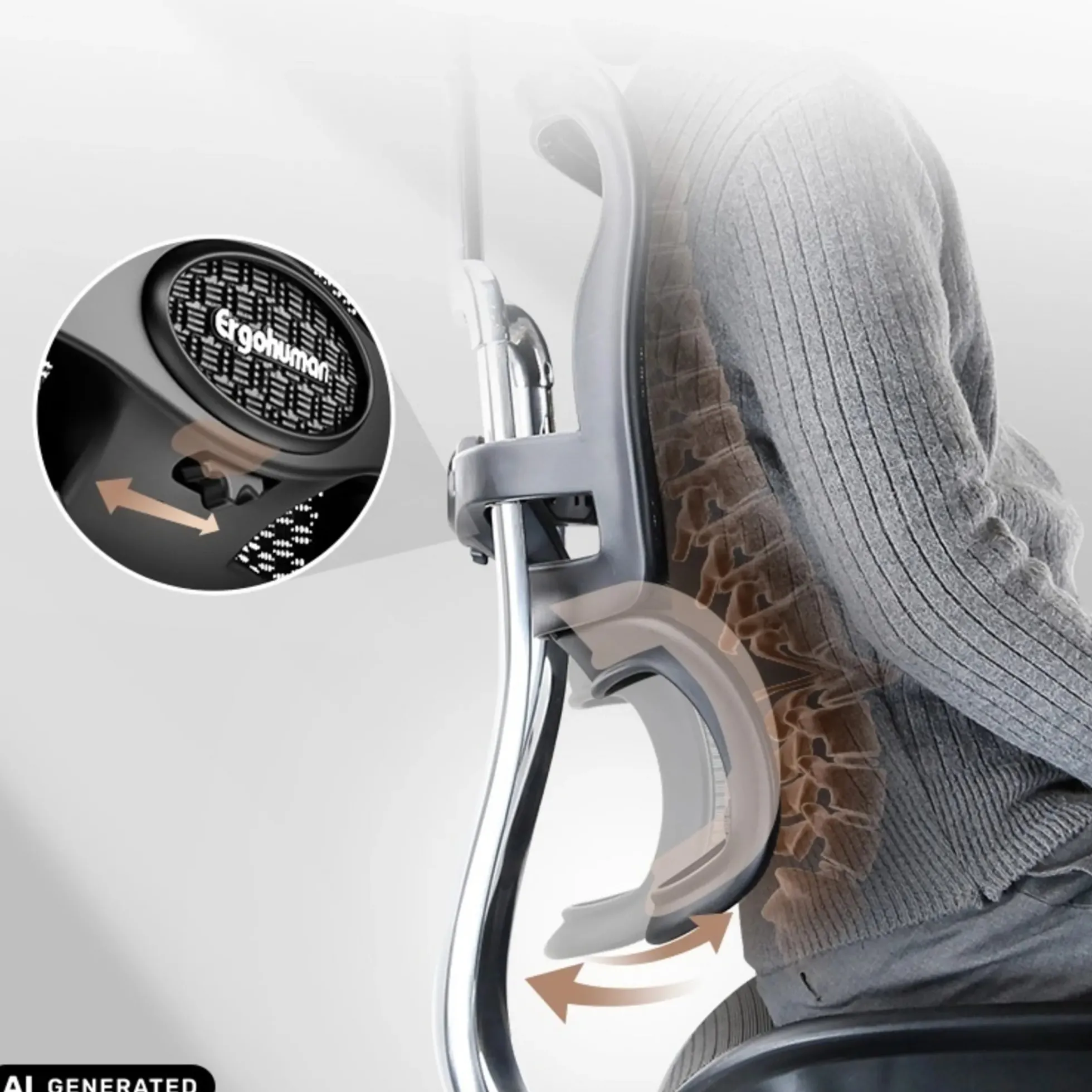 ERGOHUMAN SIGNATURE GEN2 | Netz - Luxus Chefsessel Schwarz