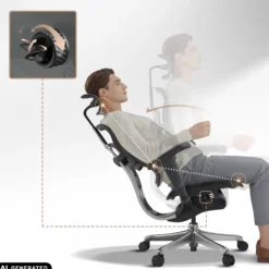 ERGOHUMAN SIGNATURE GEN2 | Netz - Luxus Chefsessel Schwarz