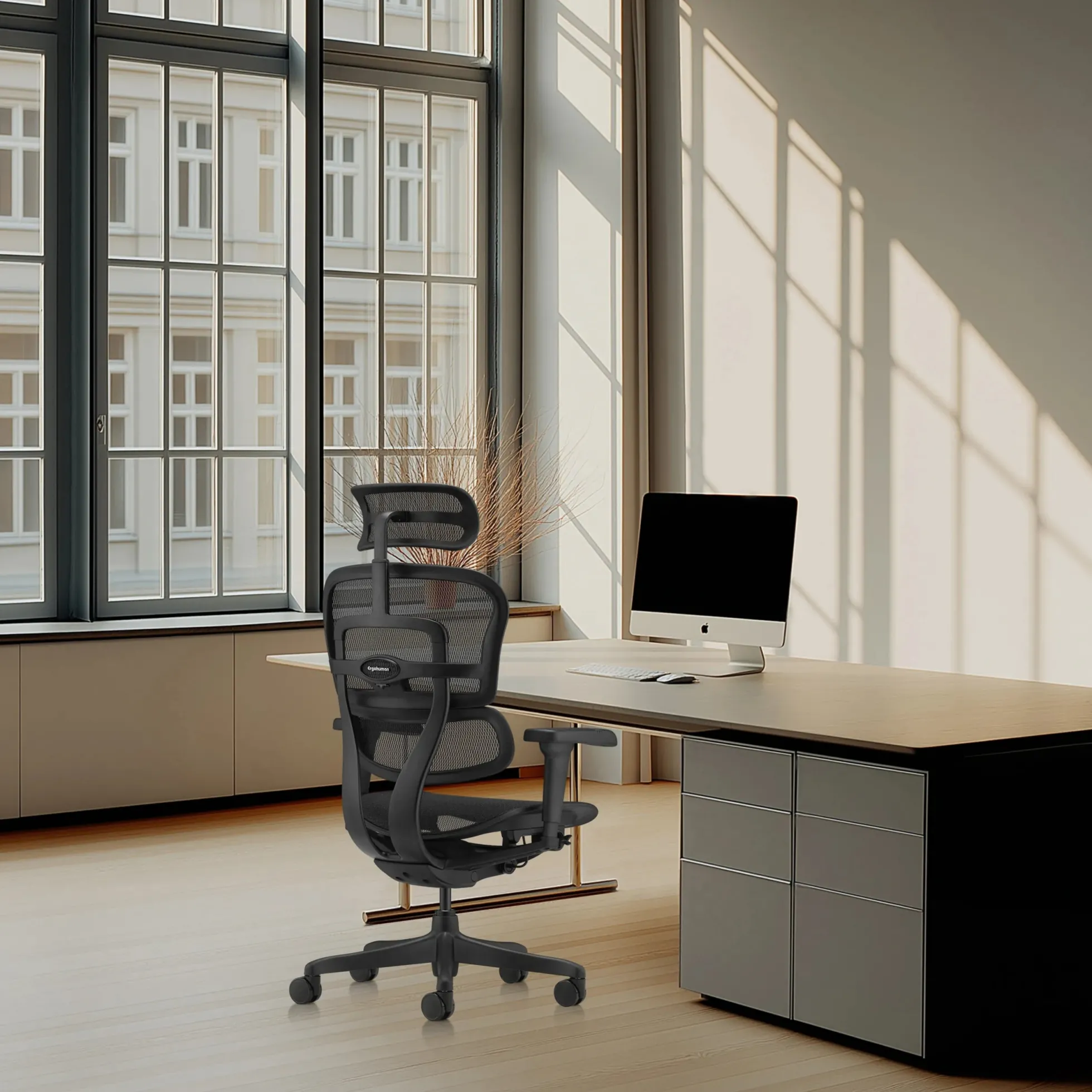 ERGOHUMAN SIGNATURE GEN2 | Netz - Luxus Chefsessel Schwarz