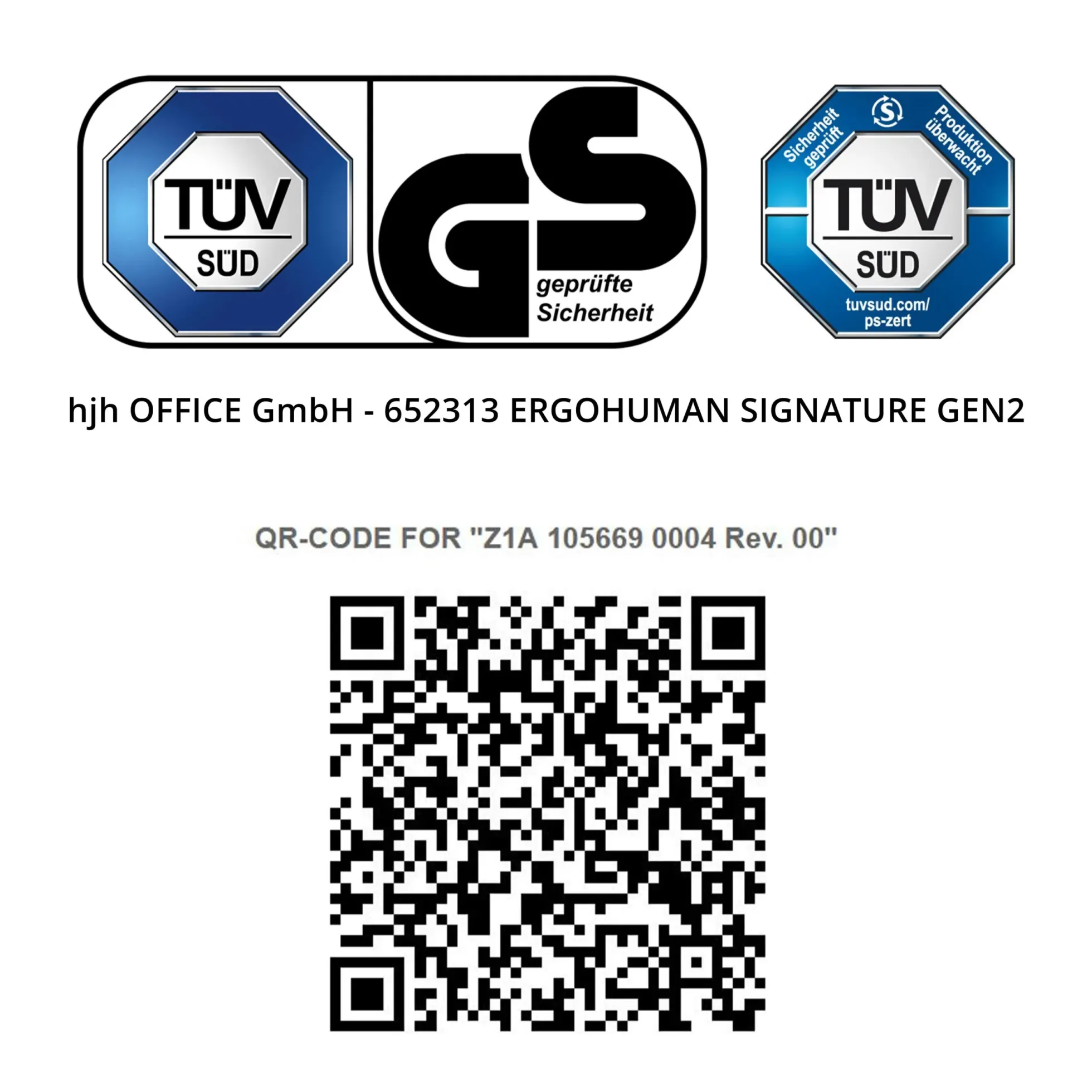ERGOHUMAN SIGNATURE GEN2 | Netz - Luxus Chefsessel Schwarz