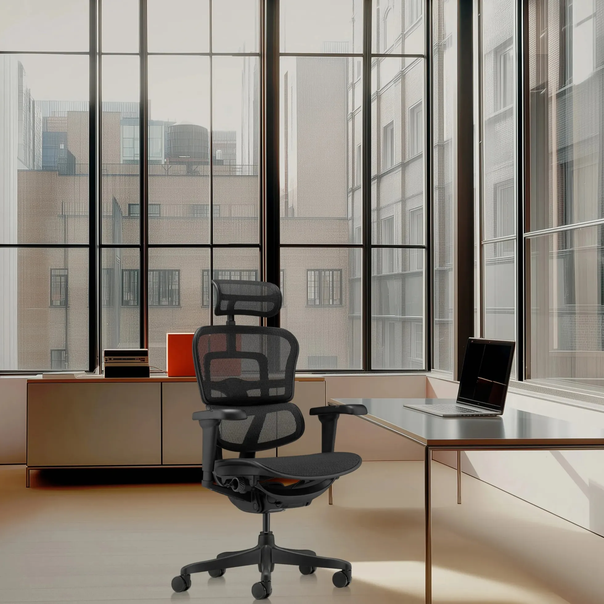 ERGOHUMAN SIGNATURE GEN2 | Netz - Luxus Chefsessel Schwarz