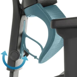 ERGOHUMAN SLIM ECO M GEN2 | Netz - Luxus Chefsessel Schwarz