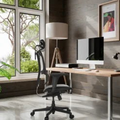 ERGOHUMAN SLIM ECO M GEN2 | Netz - Luxus Chefsessel Schwarz
