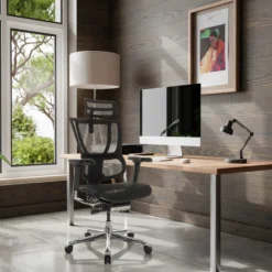 ERGOHUMAN SLIM GEN2 | Netz - Luxus Chefsessel Schwarz