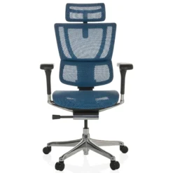 ERGOHUMAN SLIM GEN2 | Netz - Luxus Chefsessel Blau