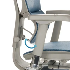 ERGOHUMAN SLIM G GEN2 | Netz - Luxus Chefsessel Blau
