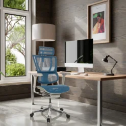 ERGOHUMAN SLIM G GEN2 | Netz - Luxus Chefsessel Blau