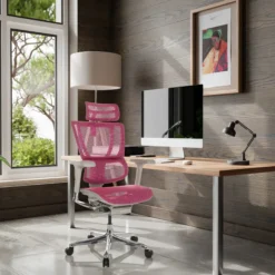 ERGOHUMAN SLIM G GEN2 | Netz - Luxus Chefsessel Rosa