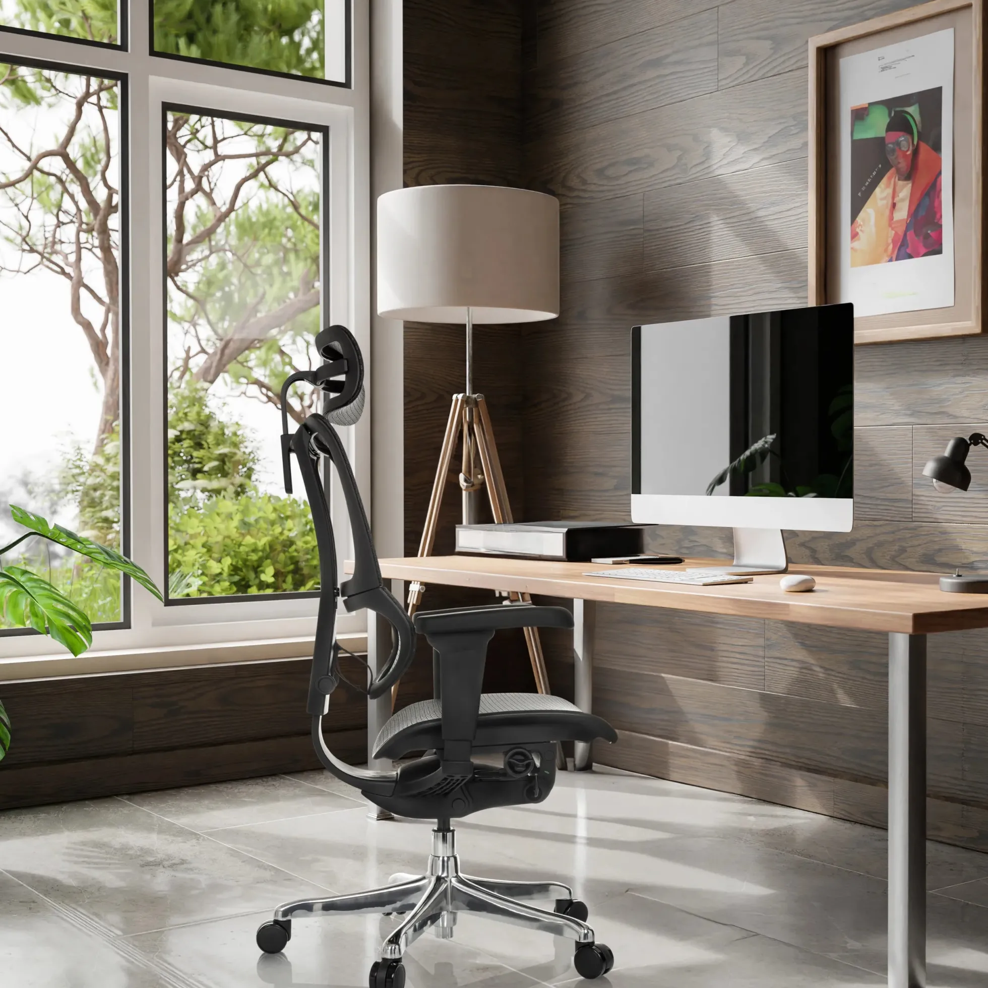 ERGOHUMAN SLIM ULTRA GEN2 | Netz - Luxus Chefsessel Schwarz