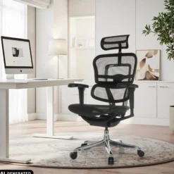 ERGOHUMAN ULTRA GEN2 | Netz - Luxus Chefsessel Schwarz