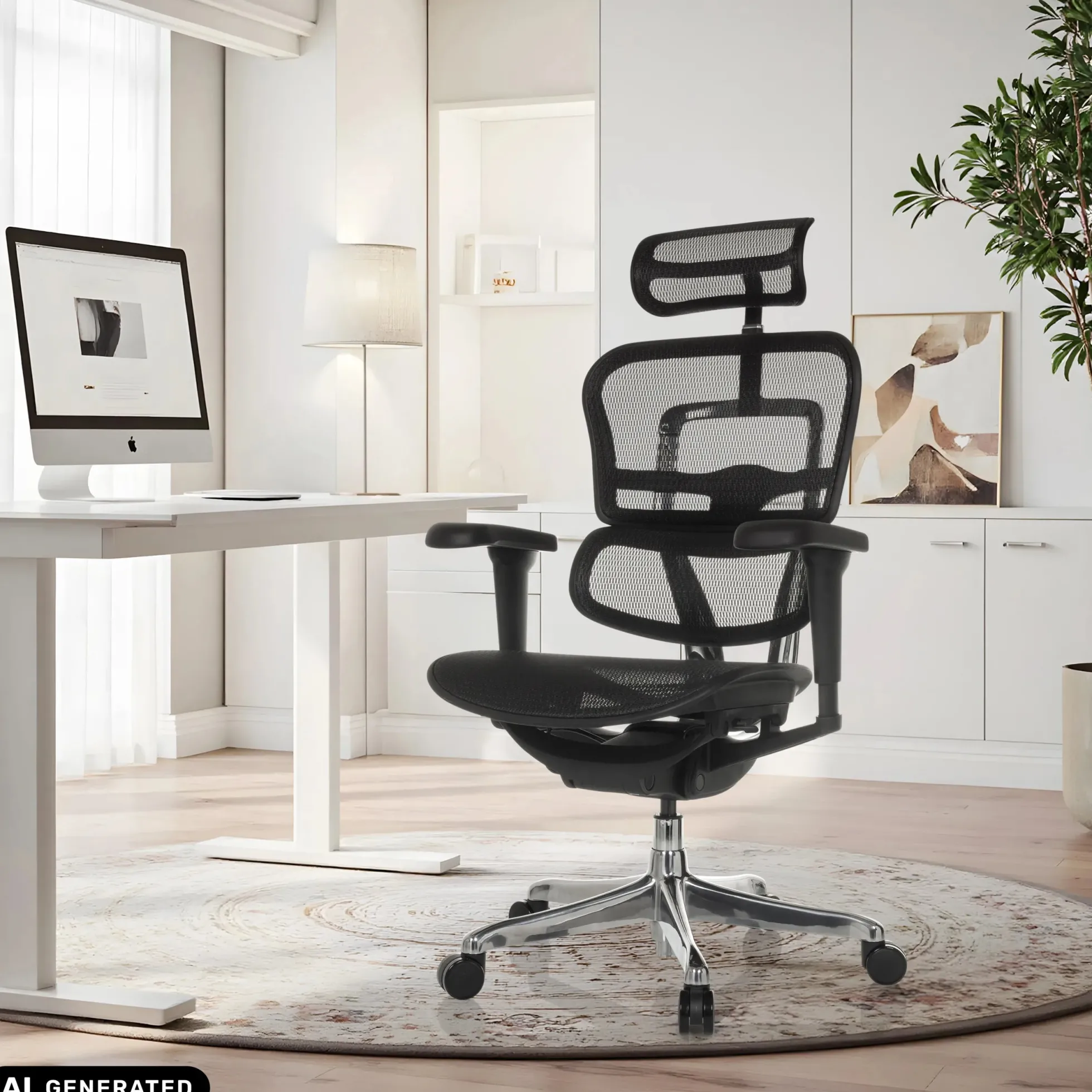 ERGOHUMAN ULTRA GEN2 | Netz - Luxus Chefsessel Schwarz
