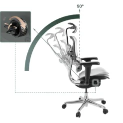 ERGOHUMAN ULTRA GEN2 | Netz - Luxus Chefsessel Grau