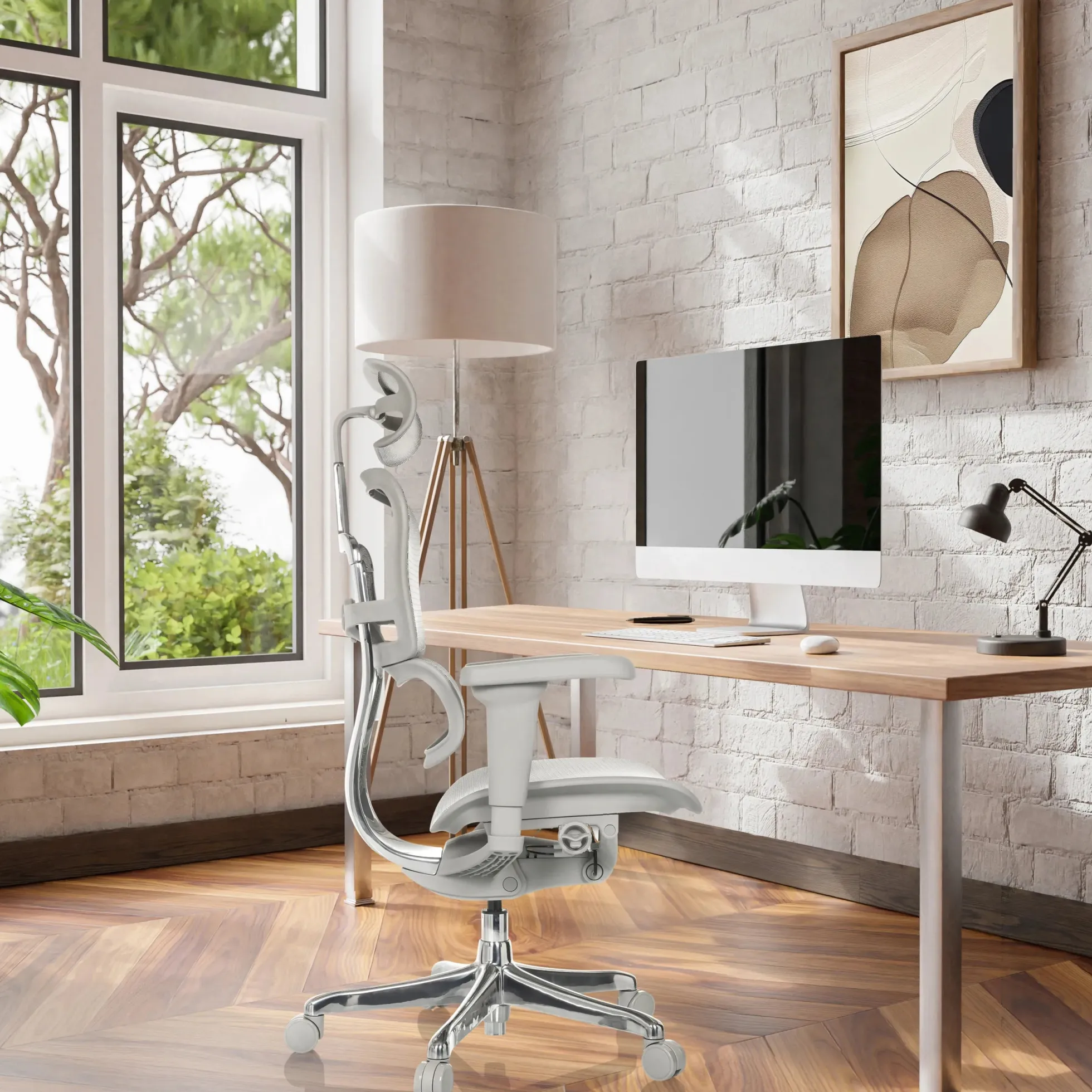 ERGOHUMAN ULTRA G GEN2 | Netz - Luxus Chefsessel Grau