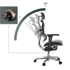 ERGOHUMAN ULTRA L GEN2 | Leder - Luxus Chefsessel Schwarz
