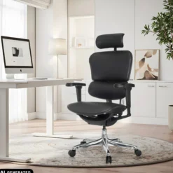 ERGOHUMAN ULTRA L GEN2 | Leder - Luxus Chefsessel Schwarz