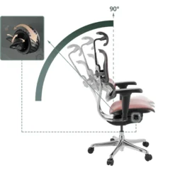 ERGOHUMAN ULTRA L GEN2 | Leder - Luxus Chefsessel Burgunderrot