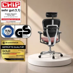 ERGOHUMAN ULTRA L GEN2 | Leder - Luxus Chefsessel Burgunderrot