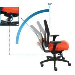 ERGOJUNIOR BS - Kinderdrehstuhl Orange